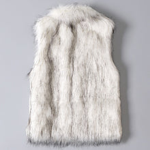 Load image into Gallery viewer, Faux Fur Vest Jacket