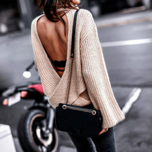 Load image into Gallery viewer, Sexy, Backless Sweater